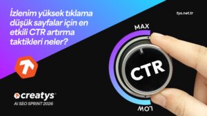İzlenim yüksek tıklama düşük sayfalar için en etkili CTR artırma taktikleri neler?